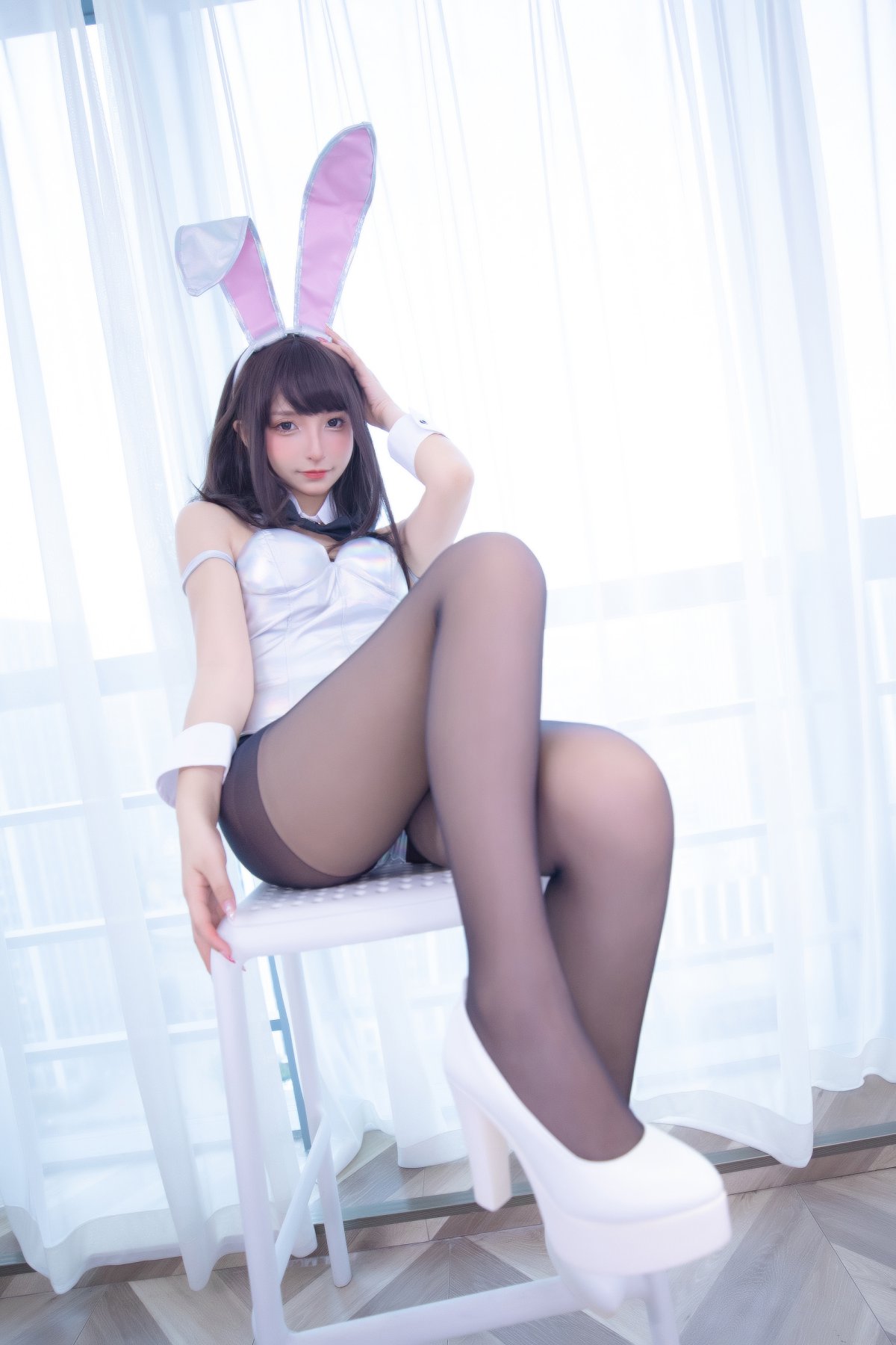 Coser@神楽坂真冬 Vol.077 兔女郎与钢管 A 0067