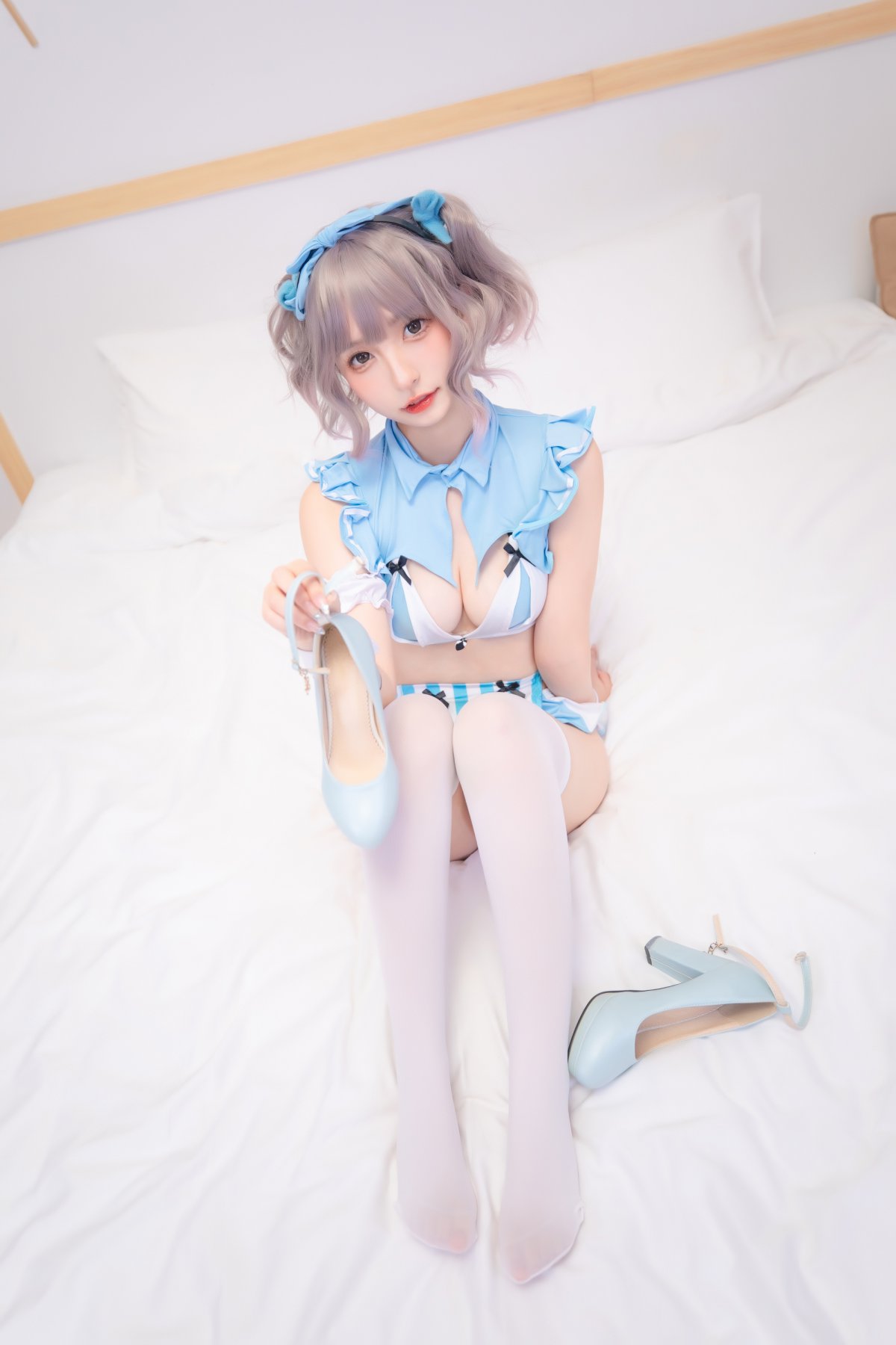 Coser@神楽坂真冬 Vol.077 蓝调女仆 0007