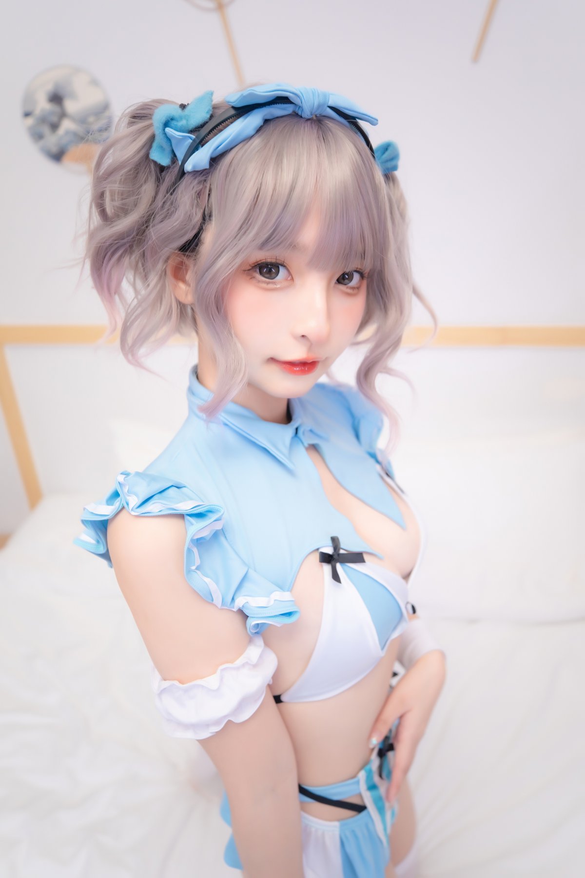 Coser@神楽坂真冬 Vol.077 蓝调女仆 0038