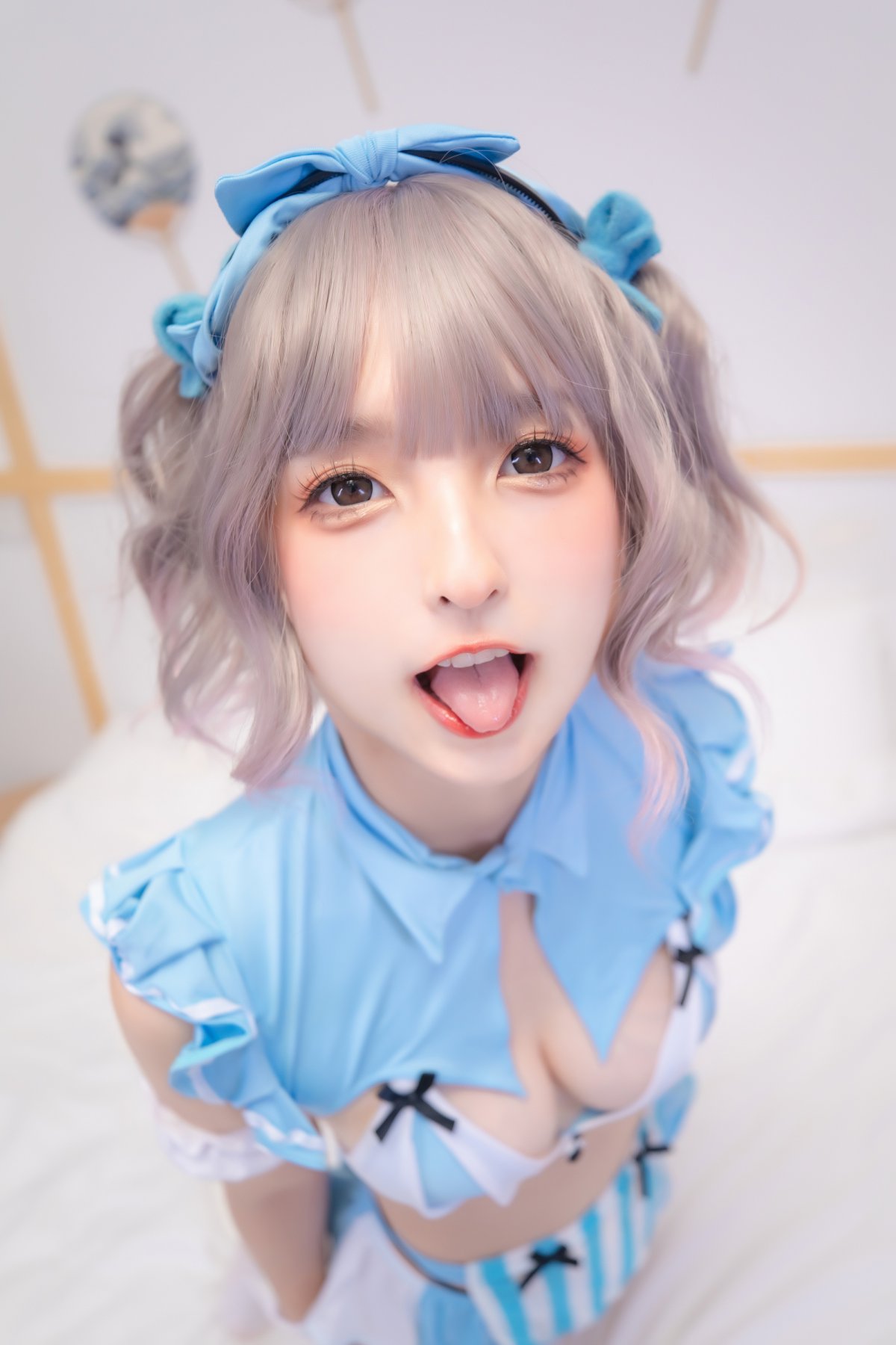 Coser@神楽坂真冬 Vol.077 蓝调女仆 0039