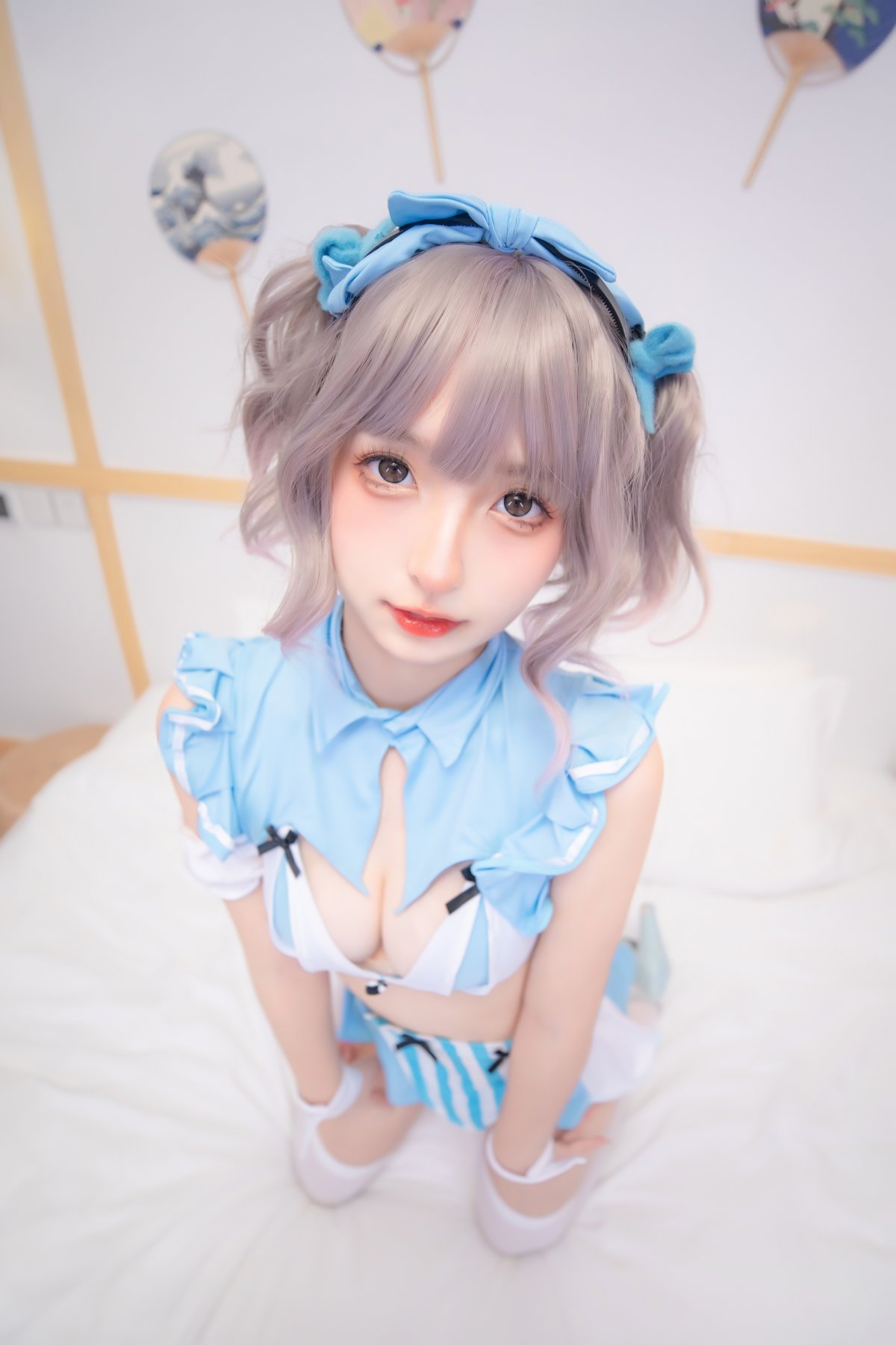 Coser@神楽坂真冬 Vol.077 蓝调女仆 0040