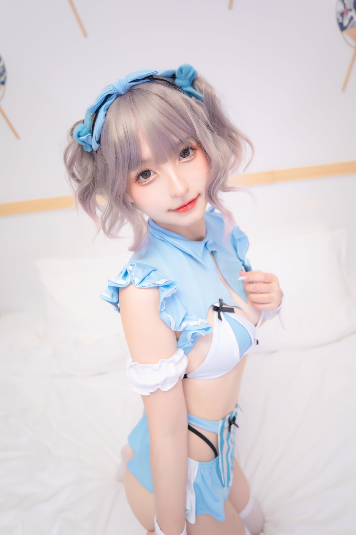 Coser@神楽坂真冬 Vol.077 蓝调女仆 0041