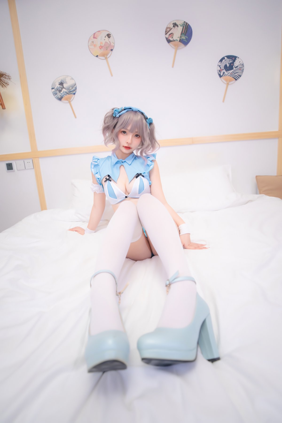 Coser@神楽坂真冬 Vol.077 蓝调女仆 0045