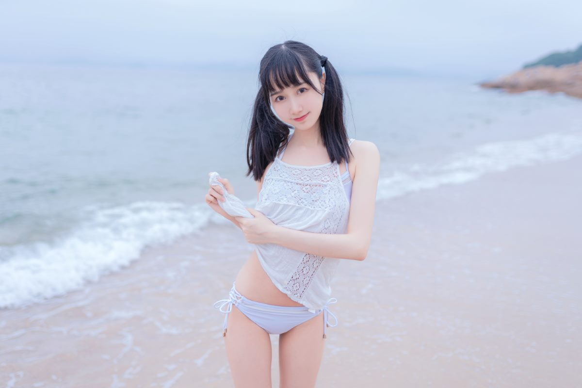 Coser@木绵绵OwO Vol 024 海边白色比基尼电子版 0006 2103253528.jpg