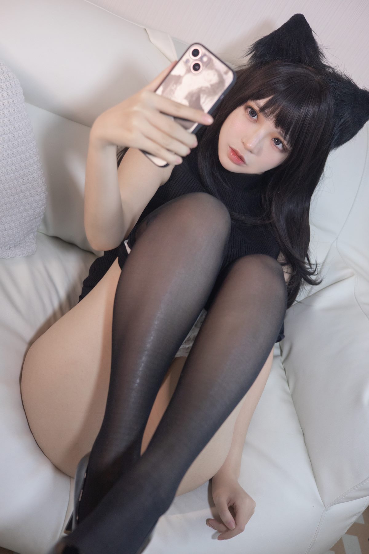 Coser@疯猫ss Vol 079 2022新春生日本01 黑毛衣少女 0050 0904813908.jpg