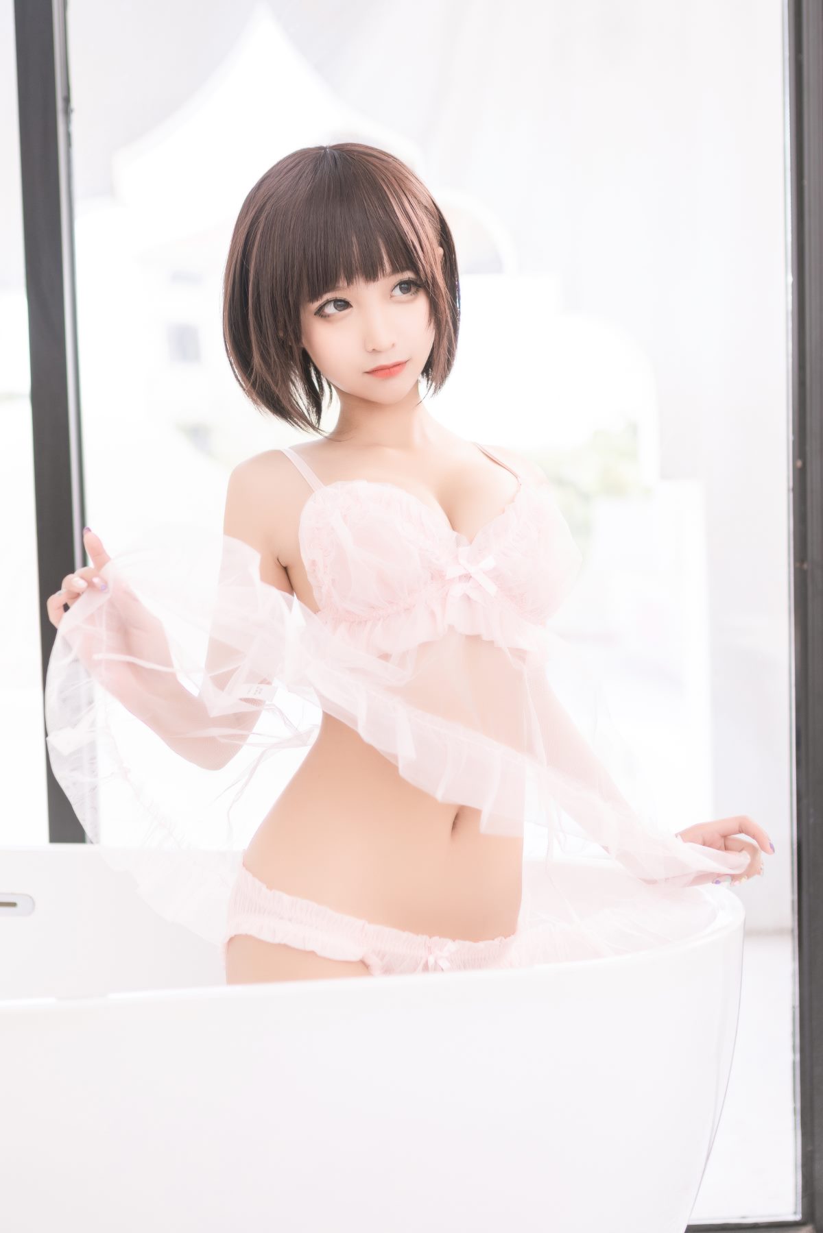 Coser@蠢沫沫 Vol 163 沫沫真爱版 粉纱 0001 5244979713.jpg