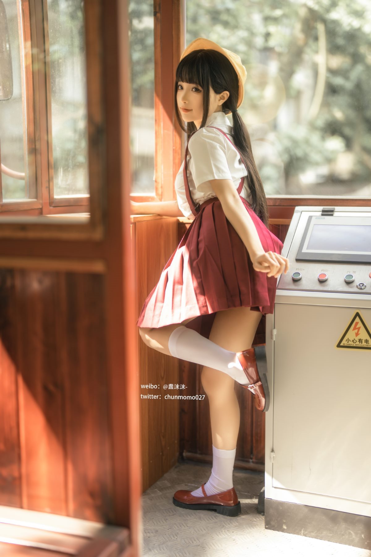 Coser@蠢沫沫 Vol 175 红火车 0007 5980492058.jpg