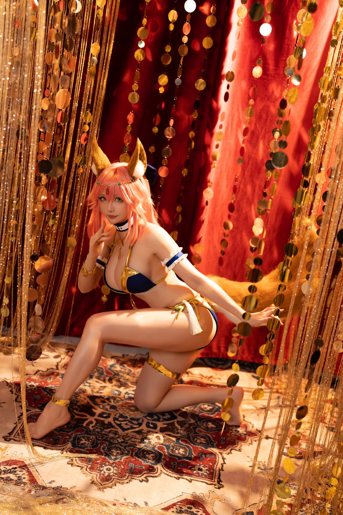 Coser@星之迟迟 Vol 115 FGO玉藻前舞娘 0004 8748573013.jpg