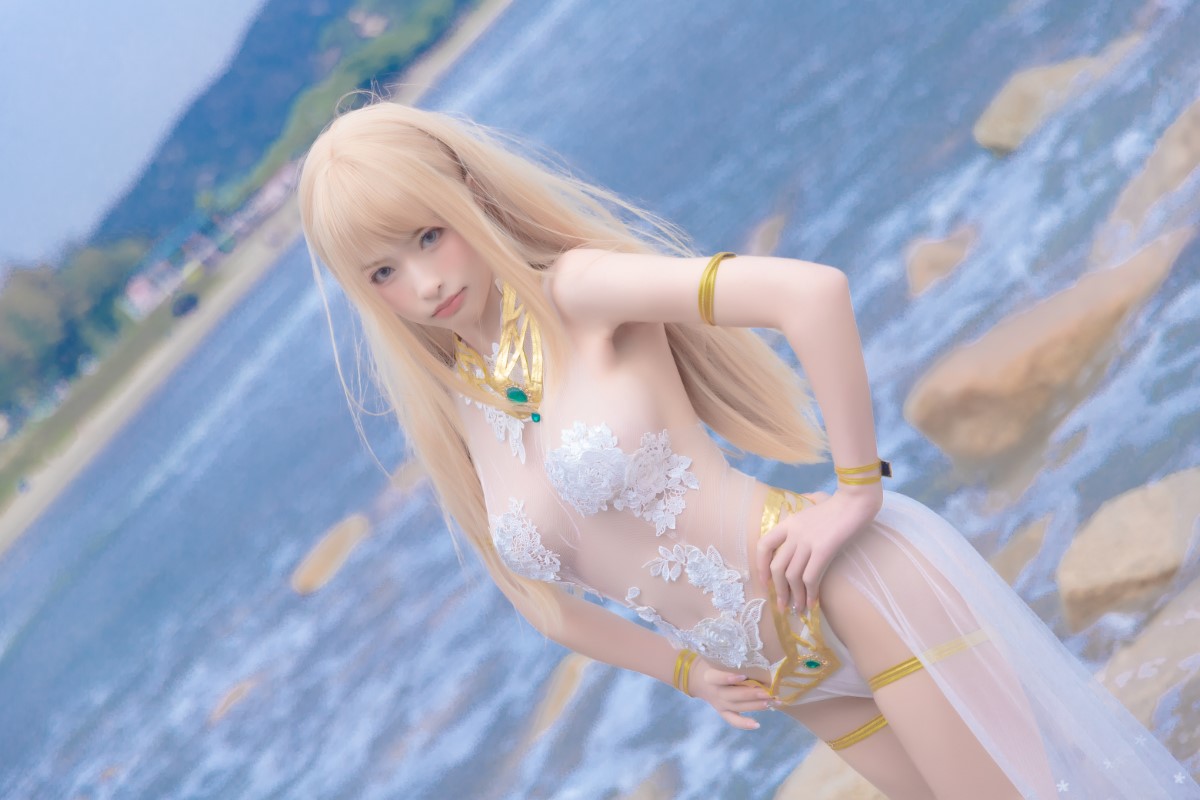 Coser@清水由乃 Vol 023 玛丽萝丝 白色泳衣 0024 3265973091.jpg