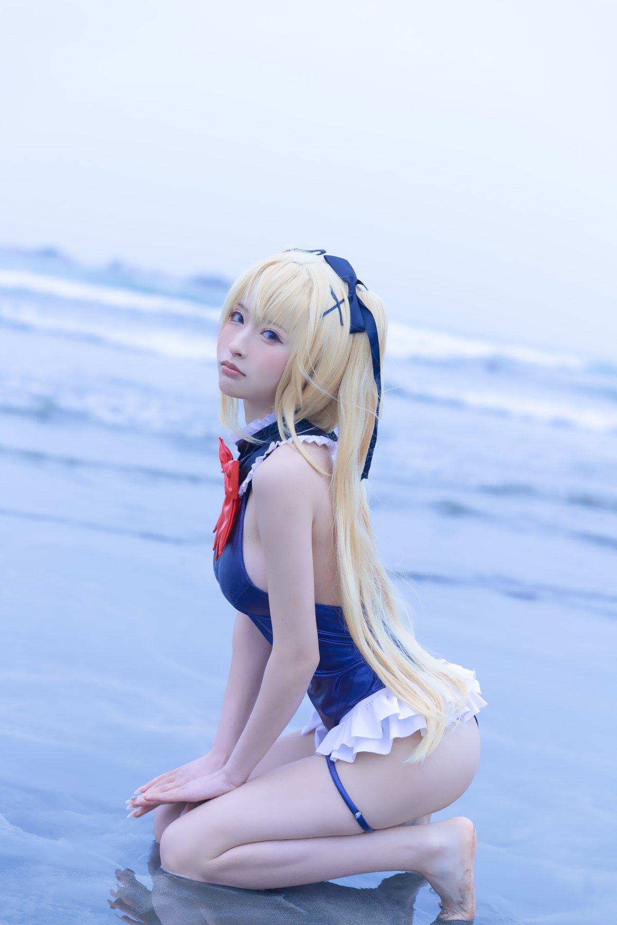 Coser@清水由乃 Vol 024 玛丽萝丝 蓝色泳衣 0008 2185007132.jpg