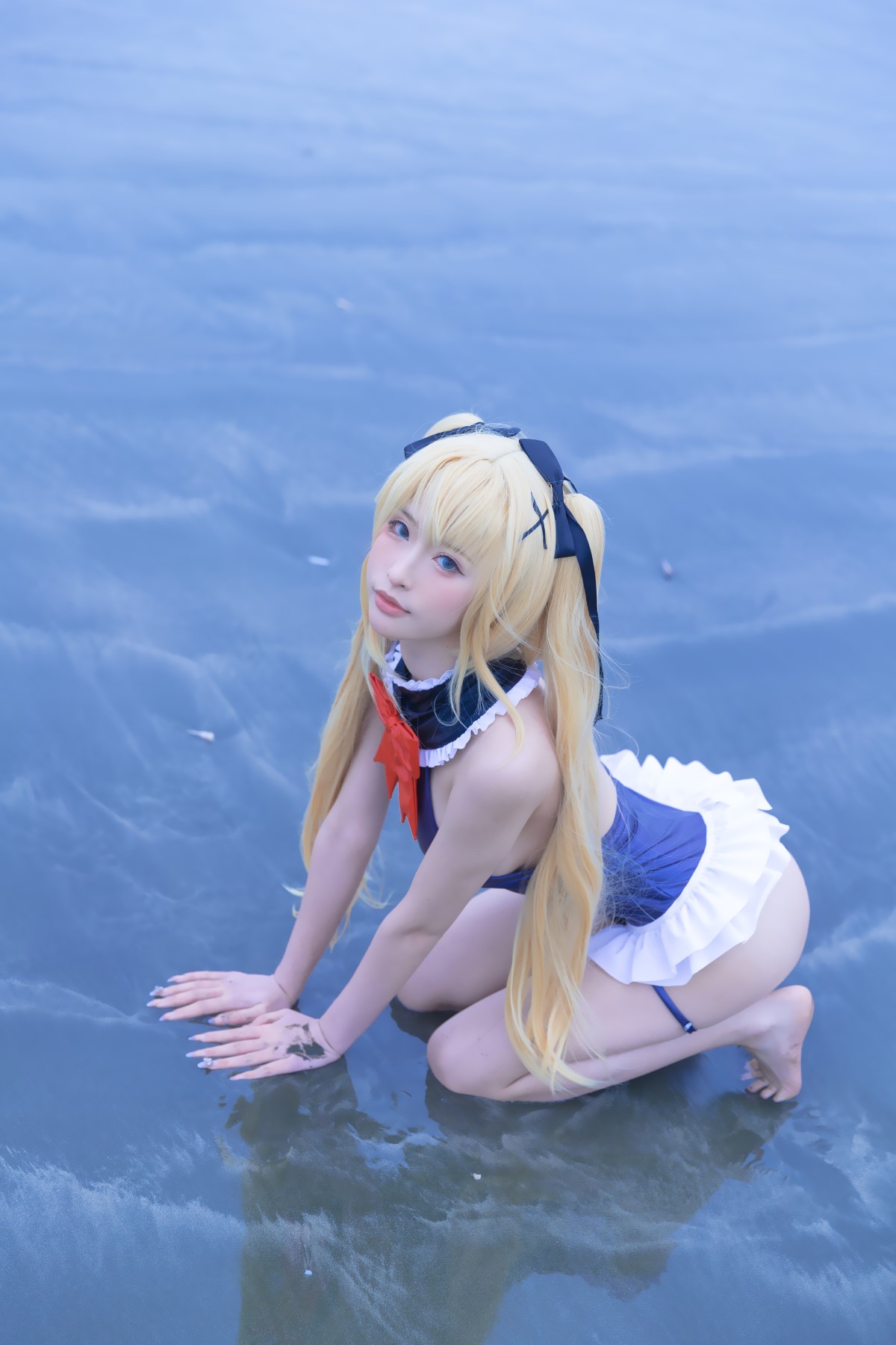 Coser@清水由乃 Vol 024 玛丽萝丝 蓝色泳衣 0010 9722646512.jpg