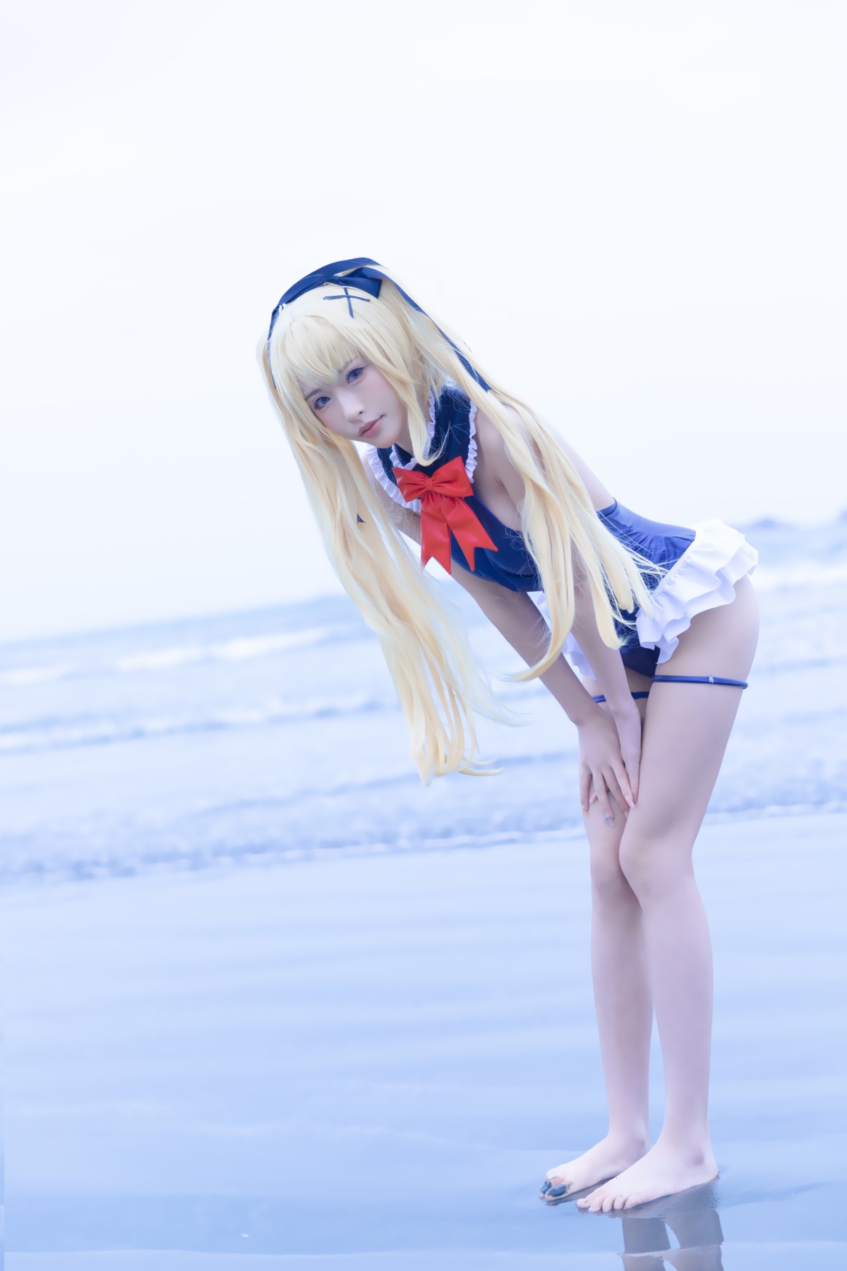 Coser@清水由乃 Vol 024 玛丽萝丝 蓝色泳衣 0012 7072543095.jpg