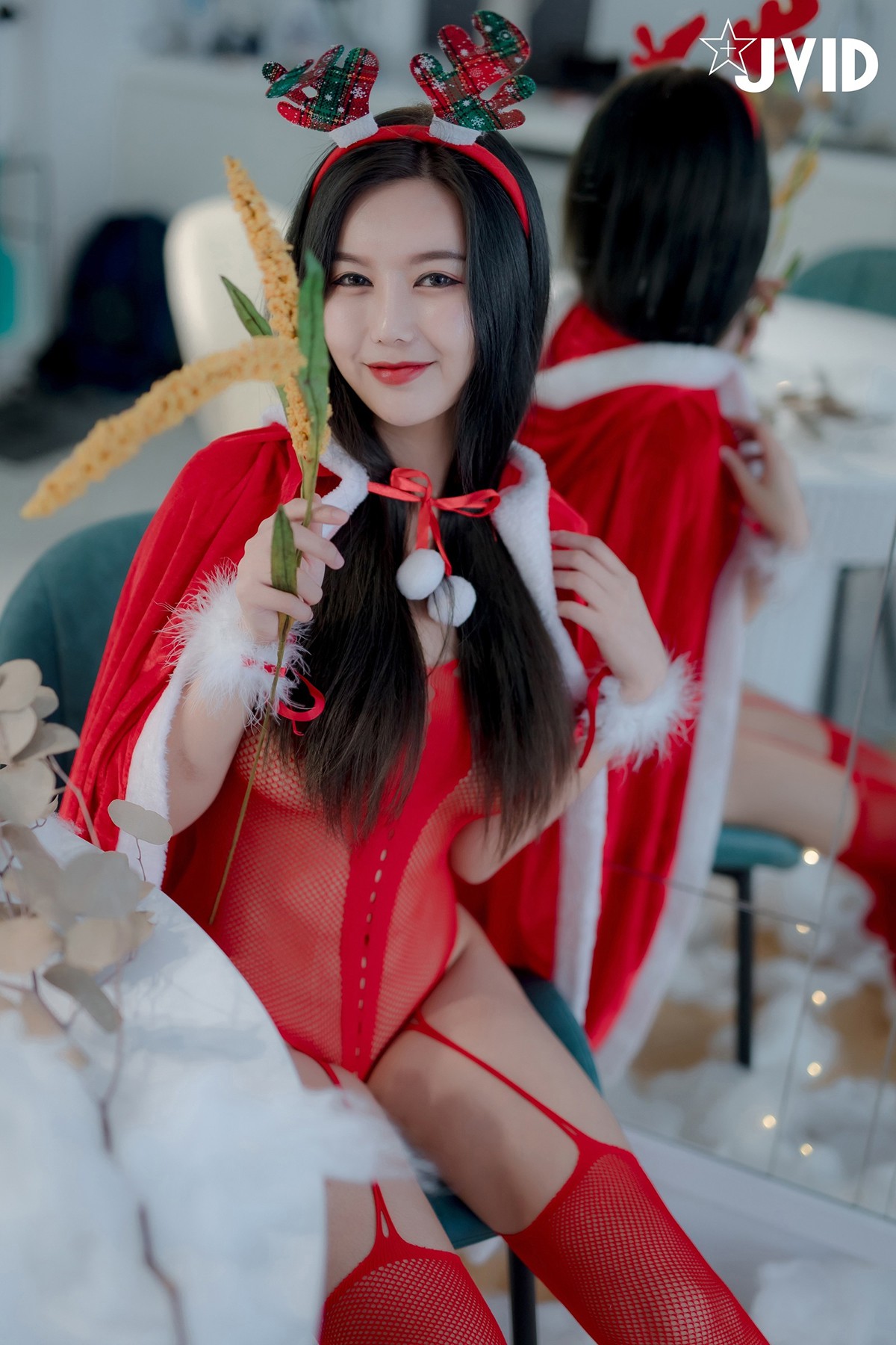 JVID 木木森 Mu Mu Sen - Sexy Christmas Party A - BestPrettyGirl