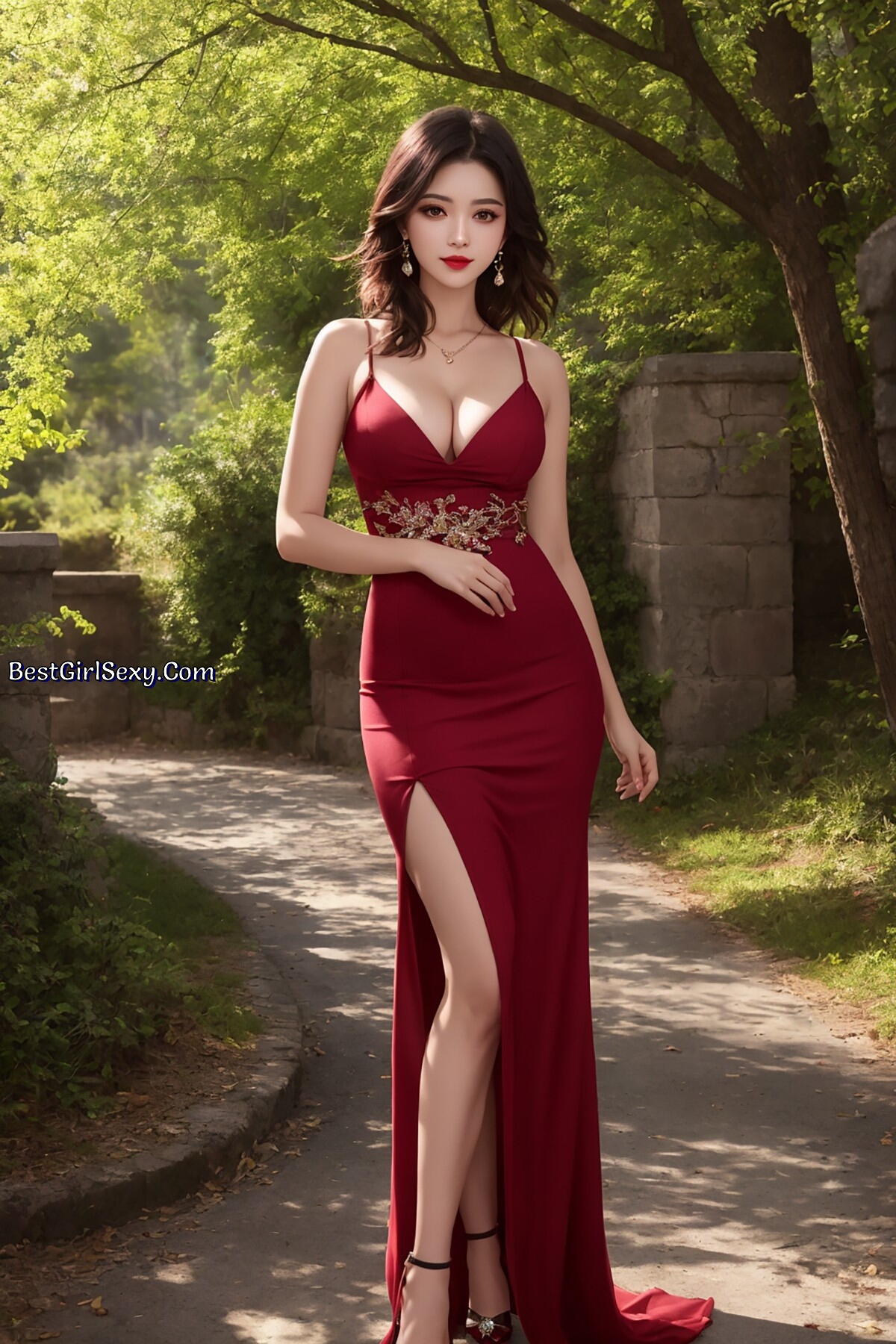 AIModel Vol 155 Red Dress Sexy 0031 3656545638.jpg