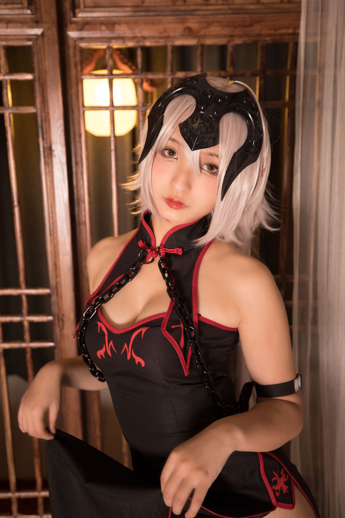 Coser@神楽坂真冬 Vol 037 电子相册 旗袍黑贞 A 0008 7665950287.jpg