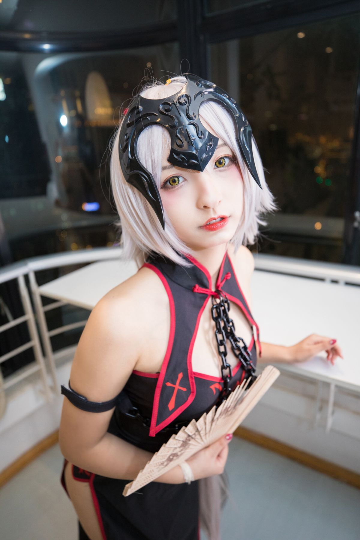 Coser@神楽坂真冬 Vol 037 电子相册 旗袍黑贞 B 0023 8922766429.jpg