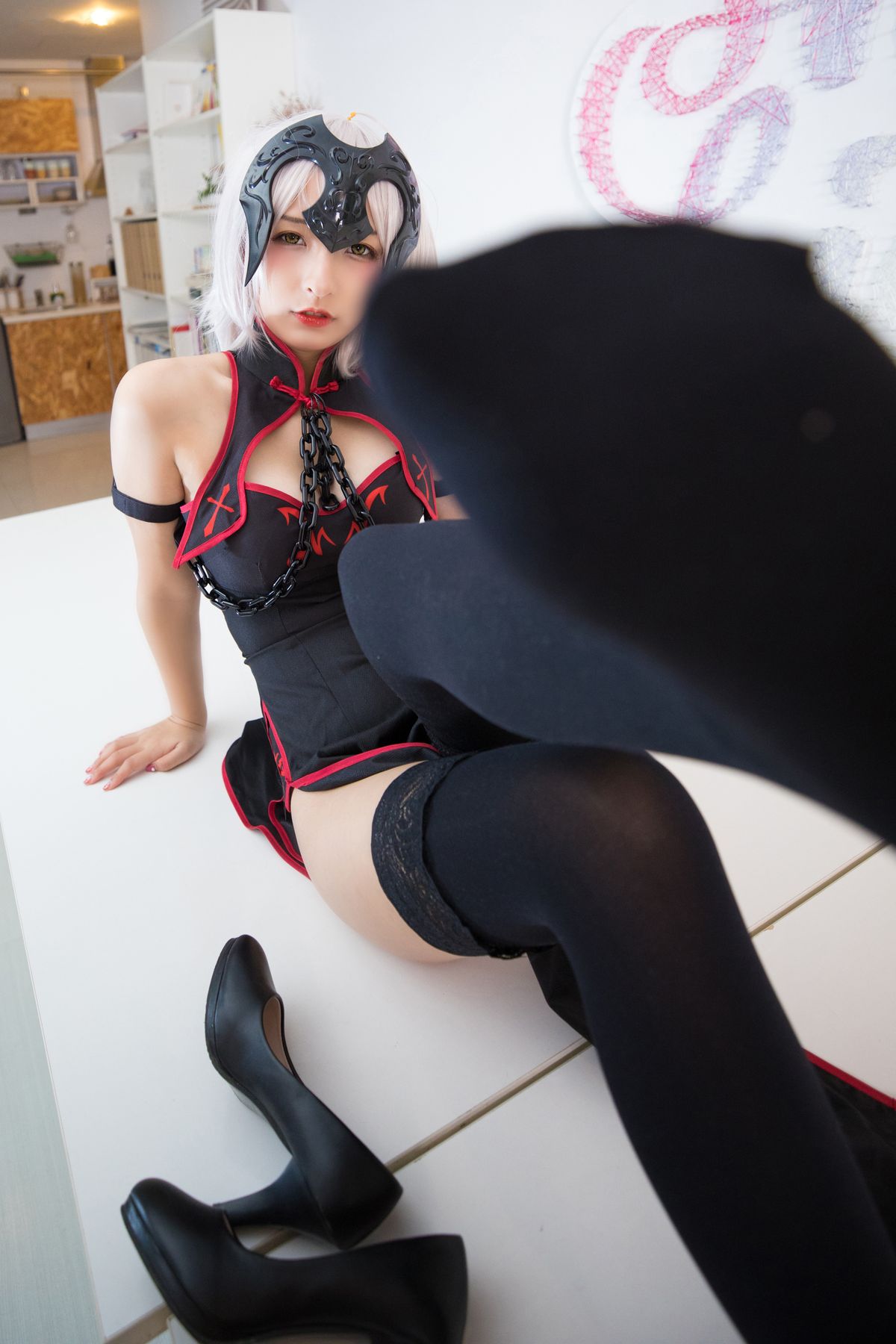 Coser@神楽坂真冬 Vol 037 电子相册 旗袍黑贞 B 0059 8170716359.jpg