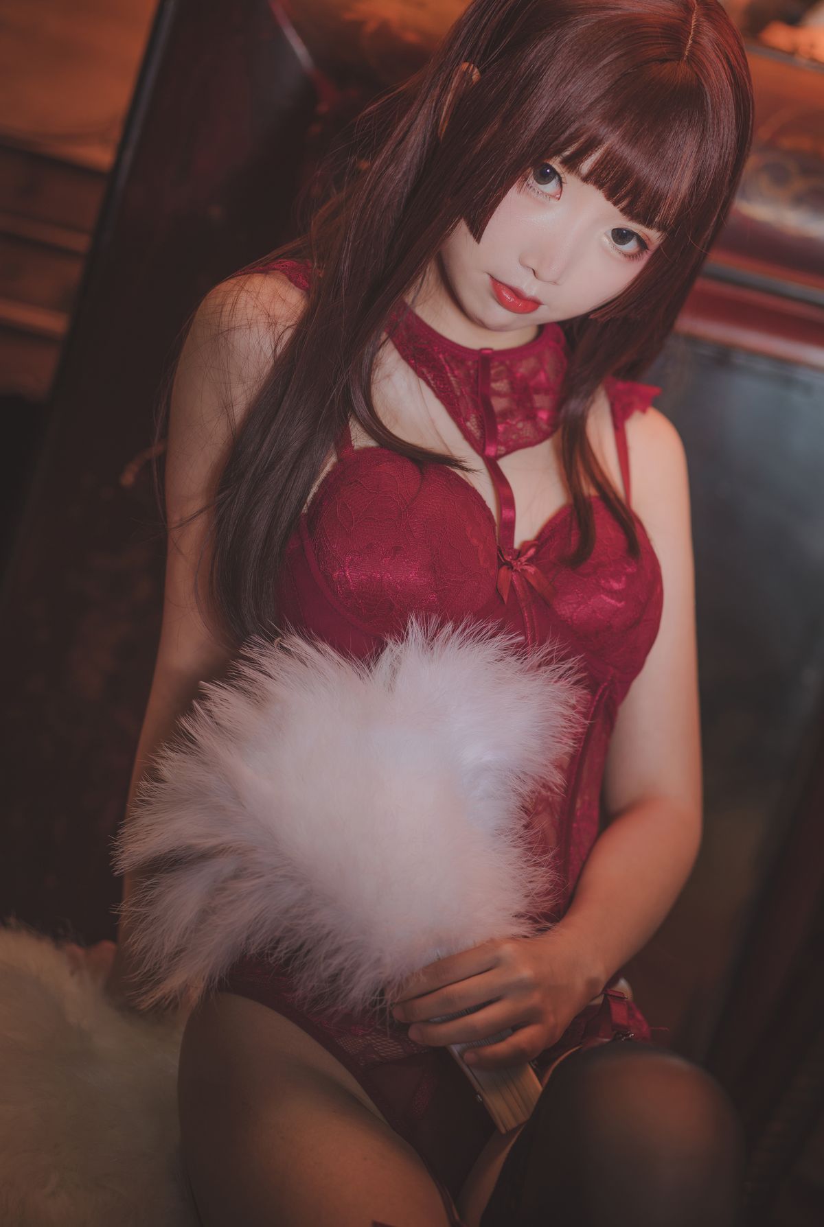 Coser@面饼仙儿 Vol 014 脑内少女 红色束衣 0011 3784222307.jpg