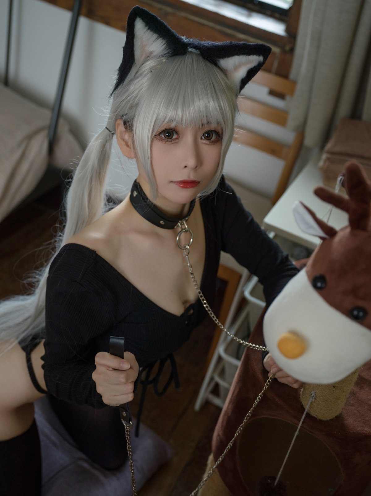 Coser@樱岛嗷一 黑猫针织衫连体衣 0036 4241837536.jpg