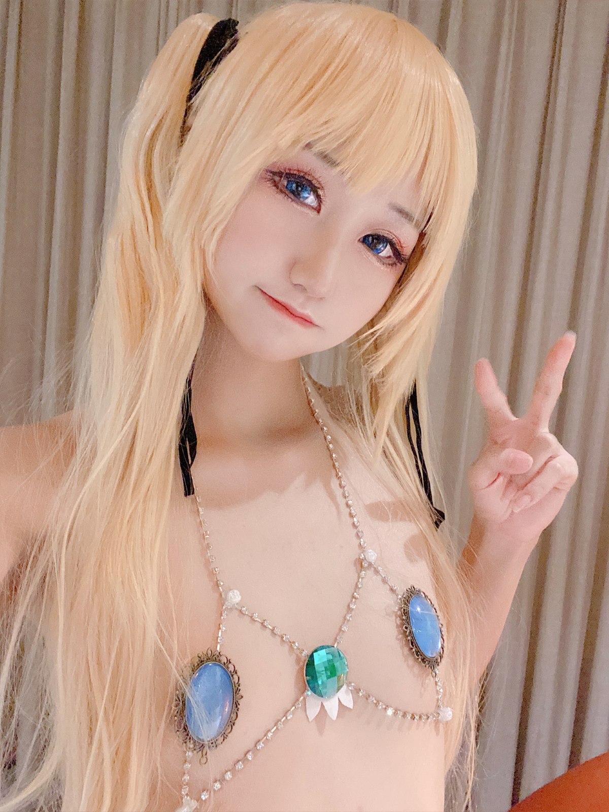 Coser@KuukoW No 005 Marie Rose Fortune Bikini Selfie Set 0031 2369919016.jpg