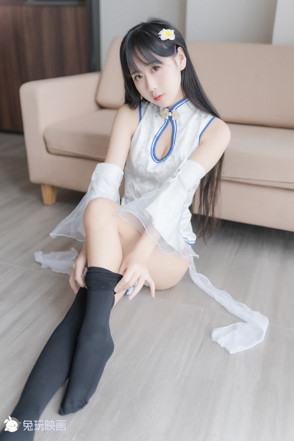 Coser@兔玩映画 Vol 046 白色旗袍 0036 5132459059.jpg