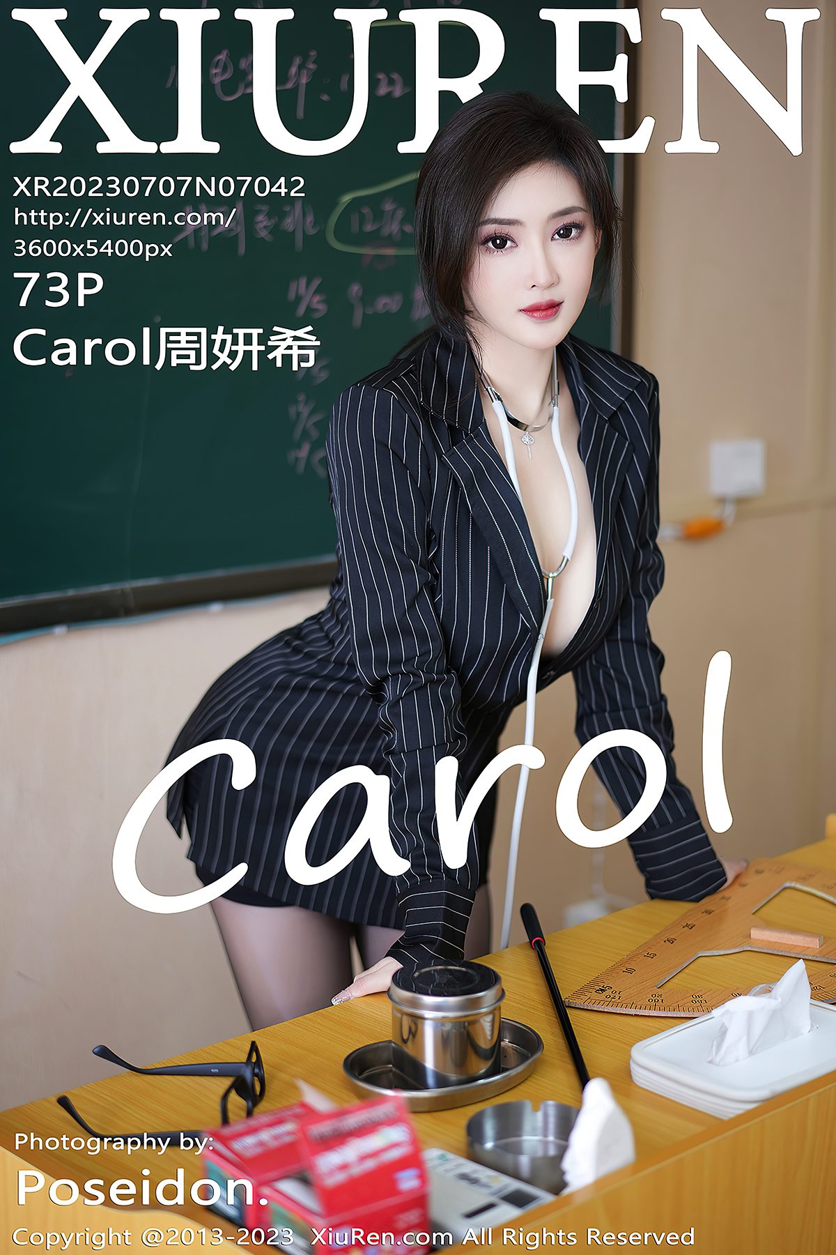 XiuRen秀人网 No.7042 Carol Zhou Yan Xi