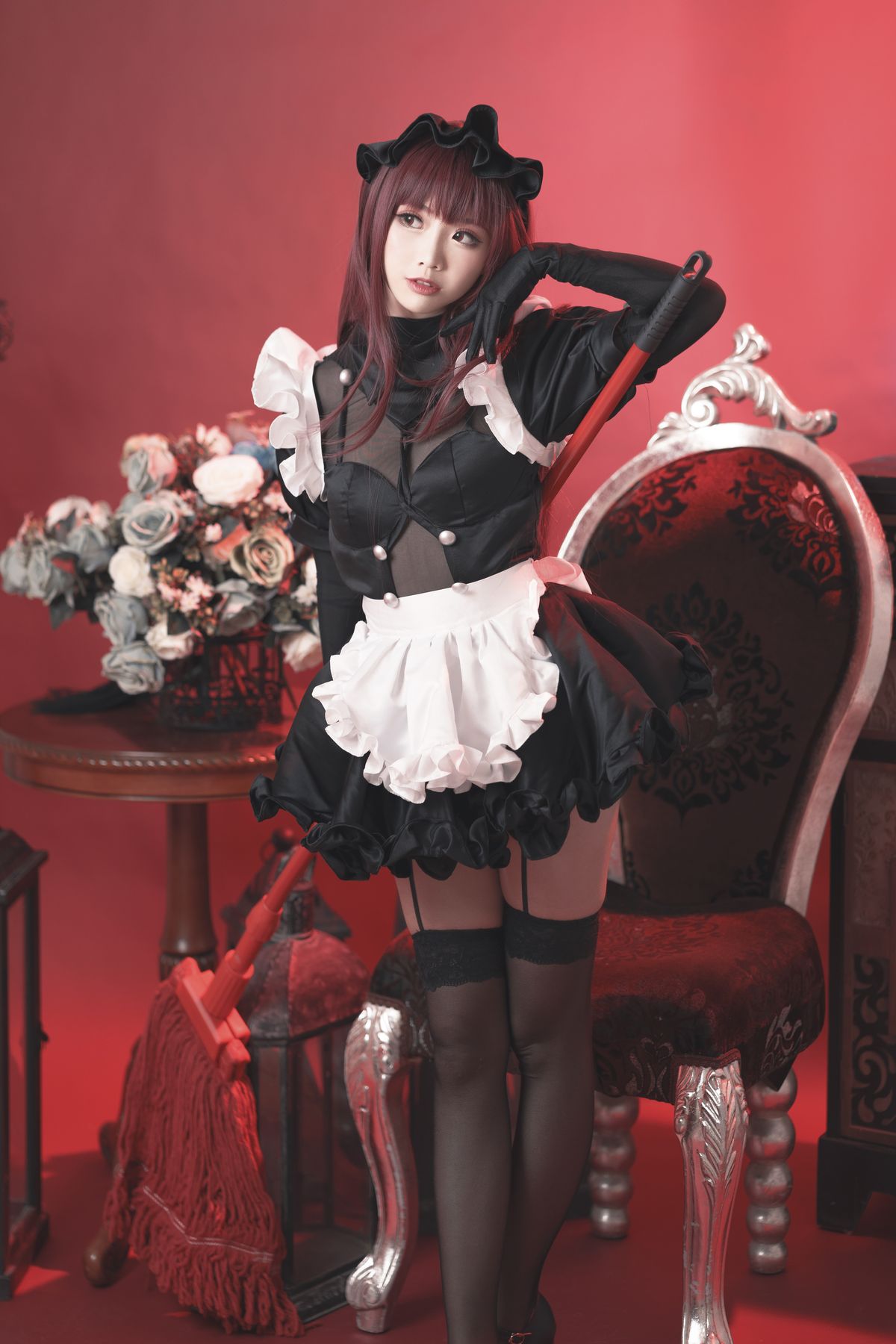 Coser@面饼仙儿 No 056 斯卡哈女仆 0008 1668629024.jpg