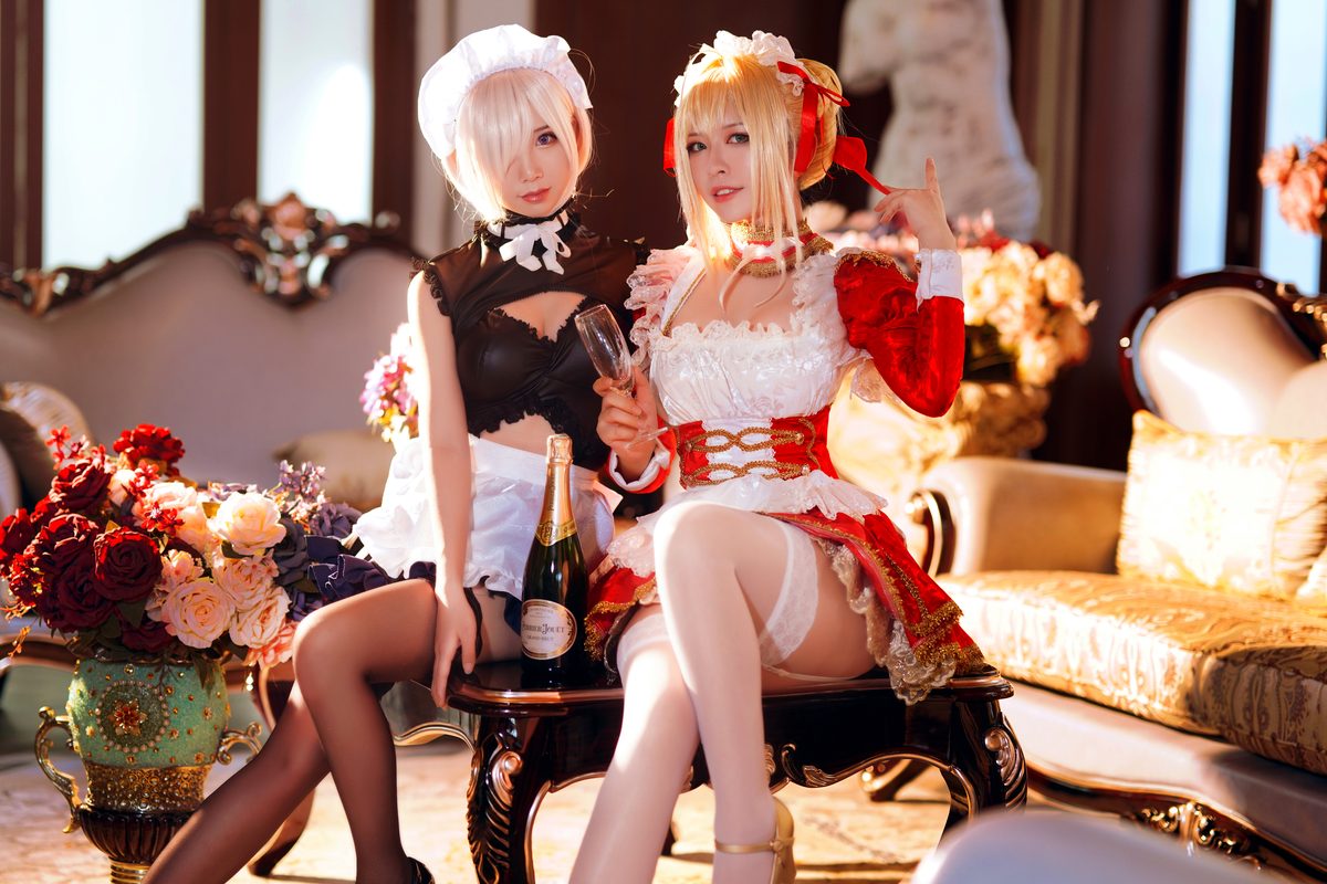 Coser@面饼仙儿 No 071 Claudius x Kyrielight Maid 半半子X面饼仙儿 0003 8388804486.jpg