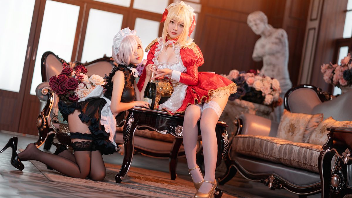 Coser@面饼仙儿 No 071 Claudius x Kyrielight Maid 半半子X面饼仙儿 0018 5189159552.jpg