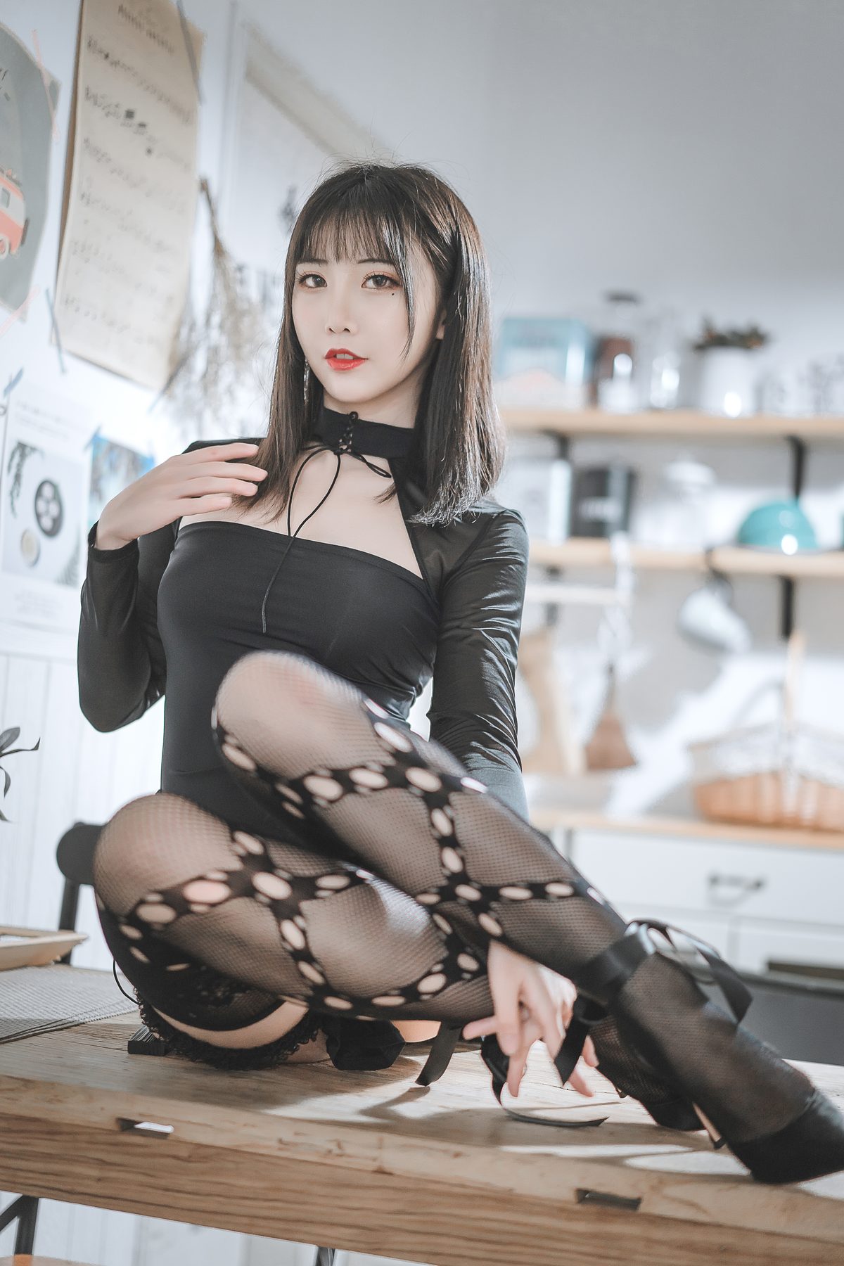 Coser@面饼仙儿 No 075 黑蛇袜 0036 8726930120.jpg