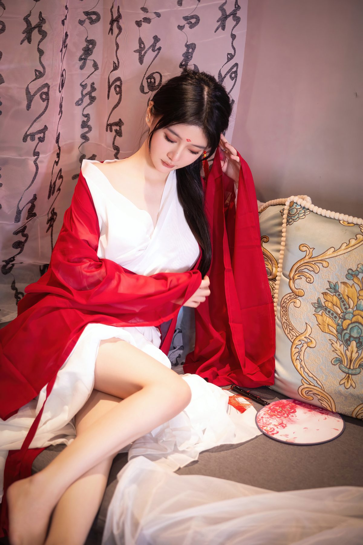 Xie Xiao En 谢小蒽 Vol 007 内购无水印 古风红袍笛子 A 0005 9902288622.jpg