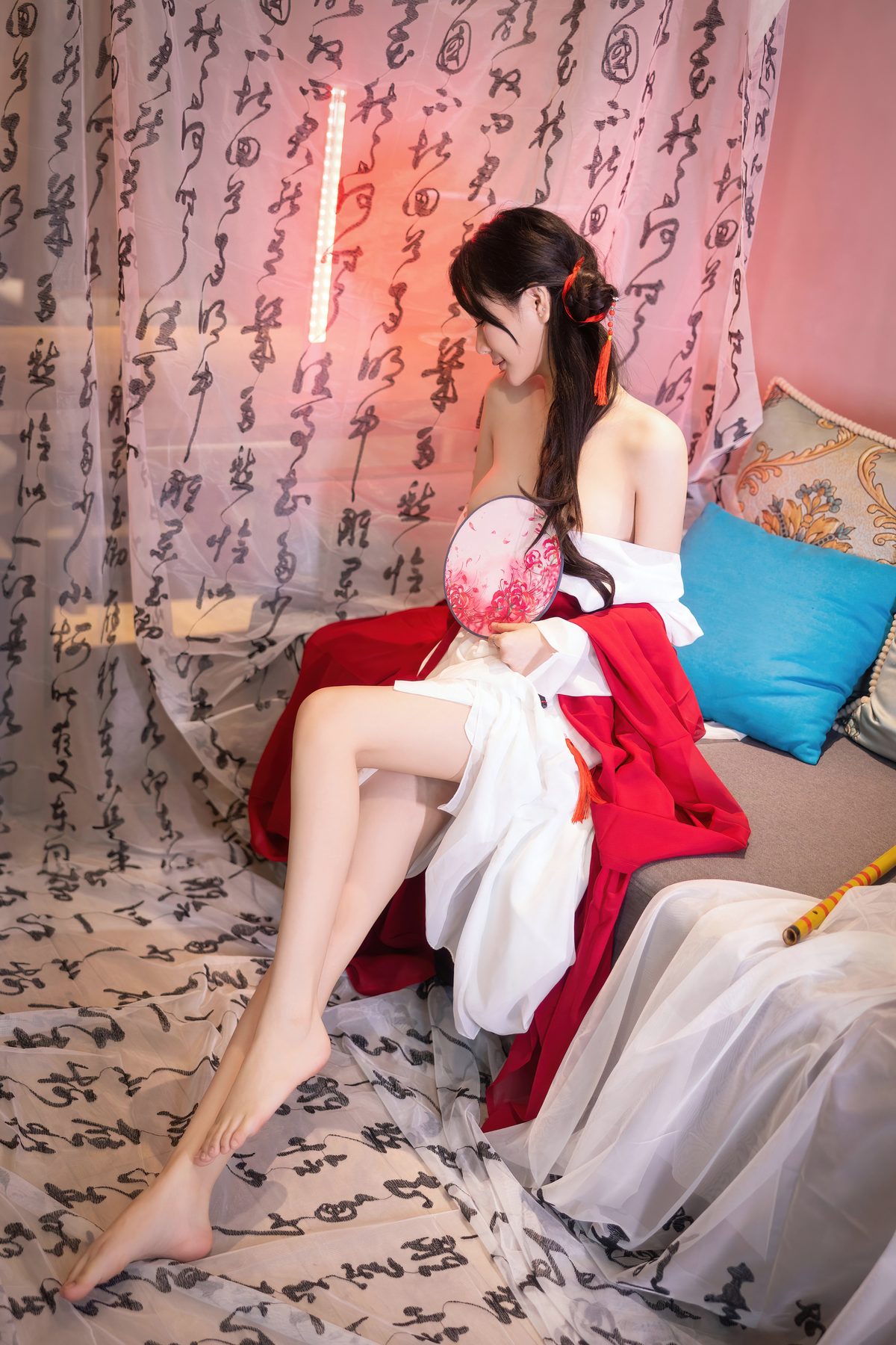 Xie Xiao En 谢小蒽 Vol 007 内购无水印 古风红袍笛子 A 0055 6922021221.jpg