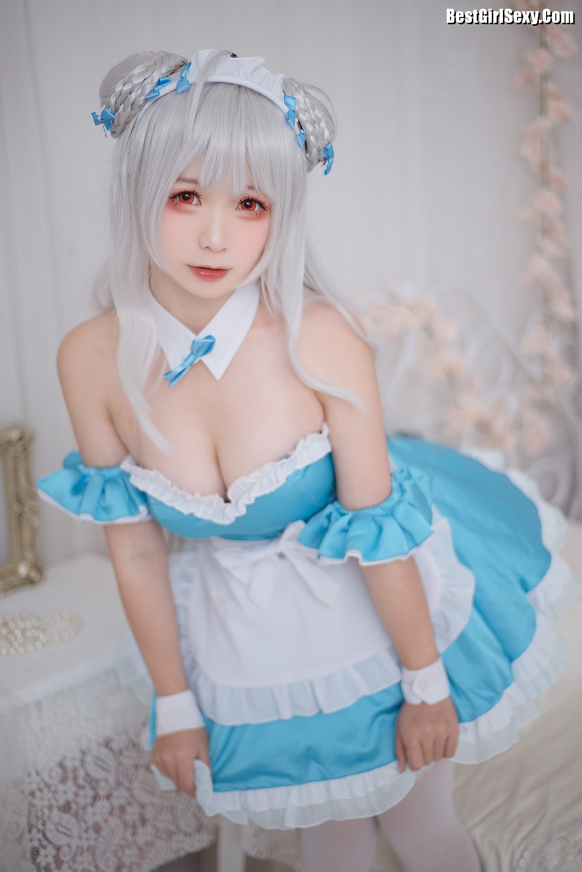 Coser@樱落酱w 小天鹅女仆 0004 3853273690.jpg