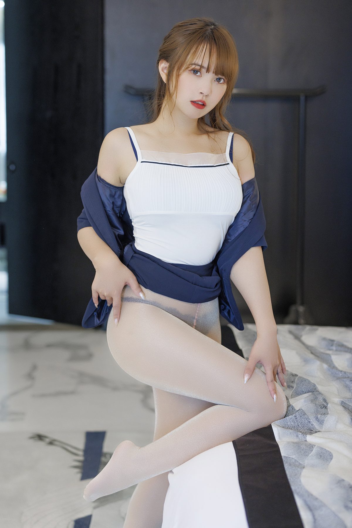 Zhang Si Yun Nice 张思允Nice Vol.007 内购无水印 蓝色制服