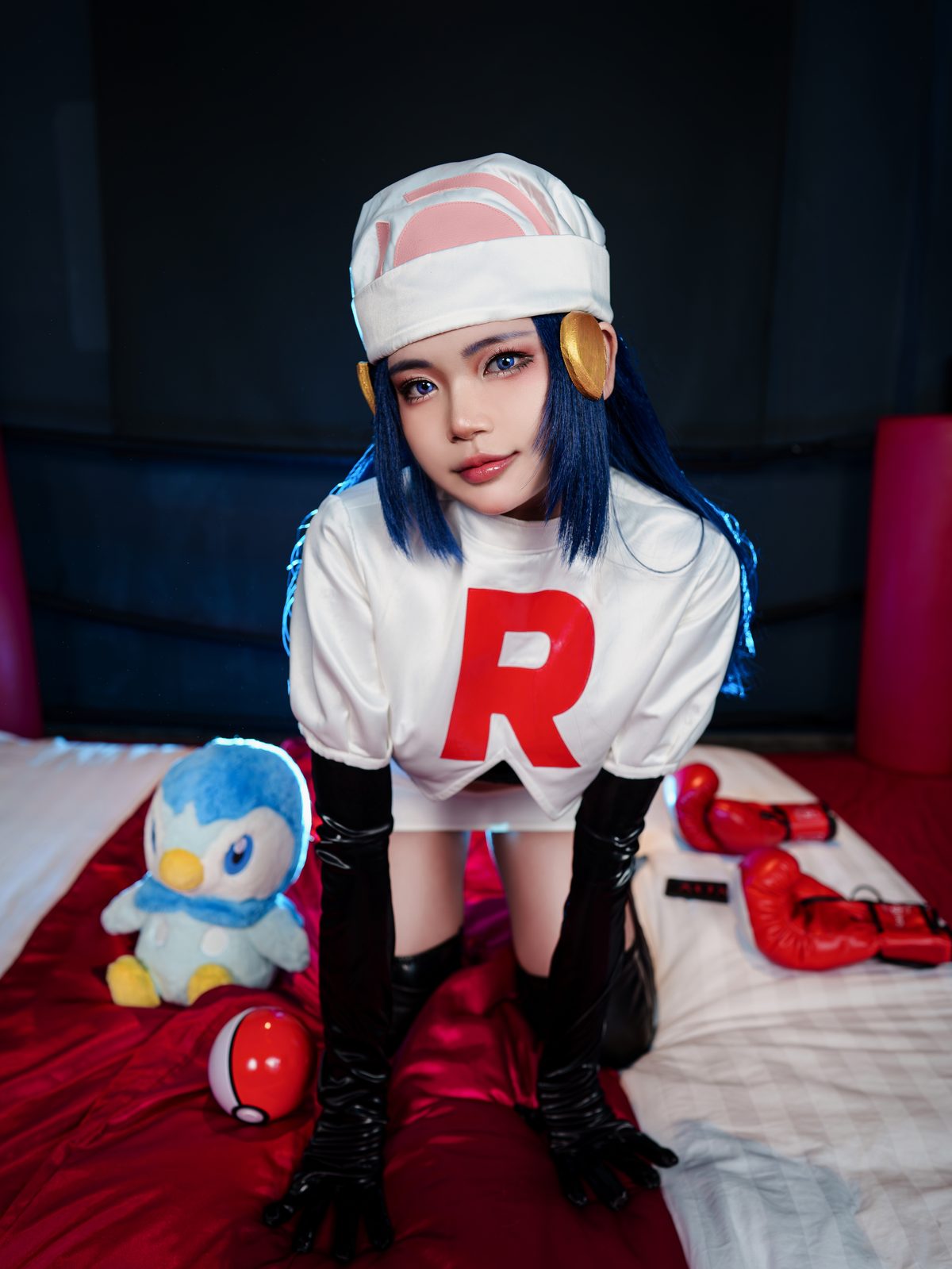 Coser@ZinieQ Dawn Pokemon In Team Rocket Costume 0012 9768837556.jpg