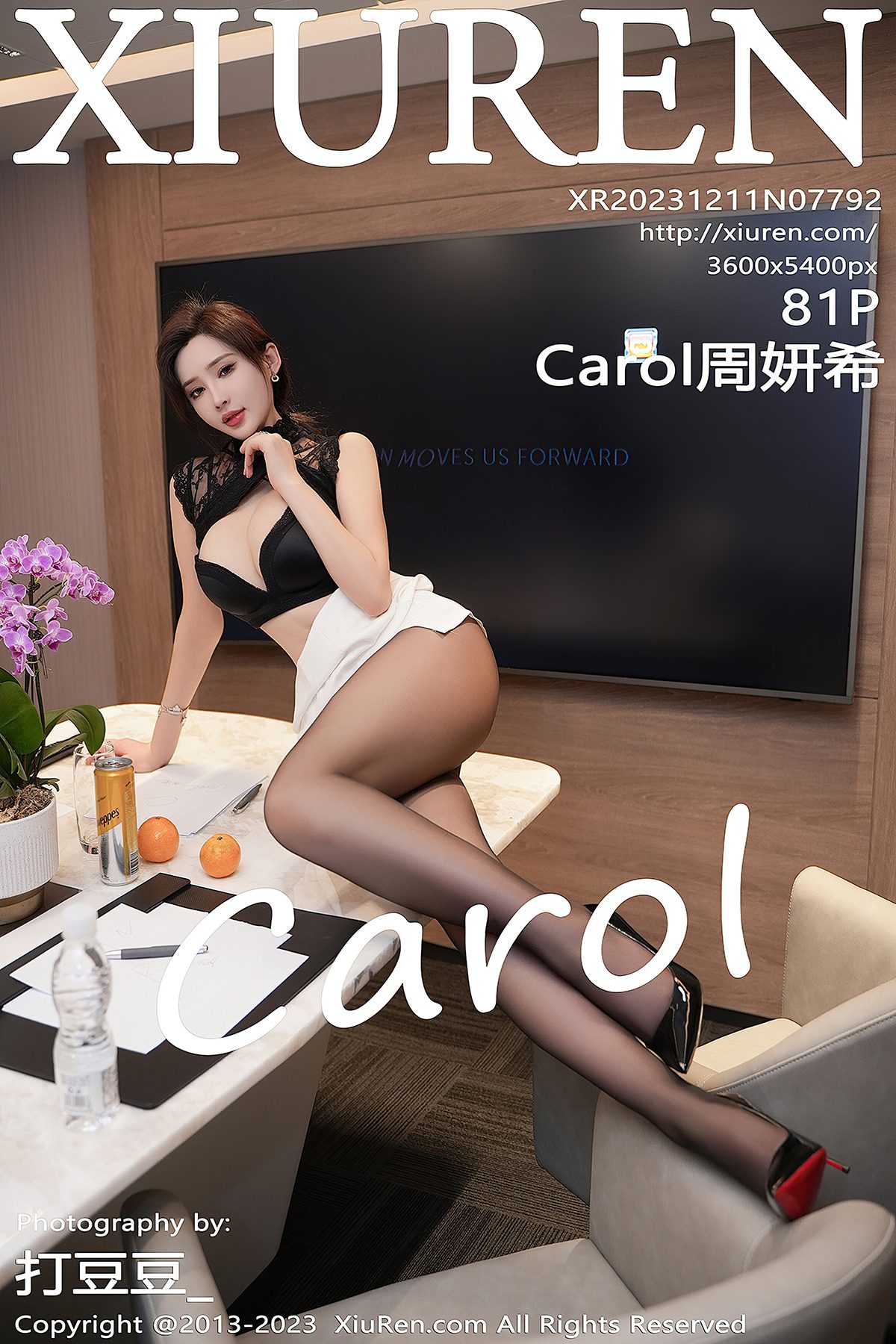 XiuRen秀人网 No.7792 Carol Zhou Yan Xi