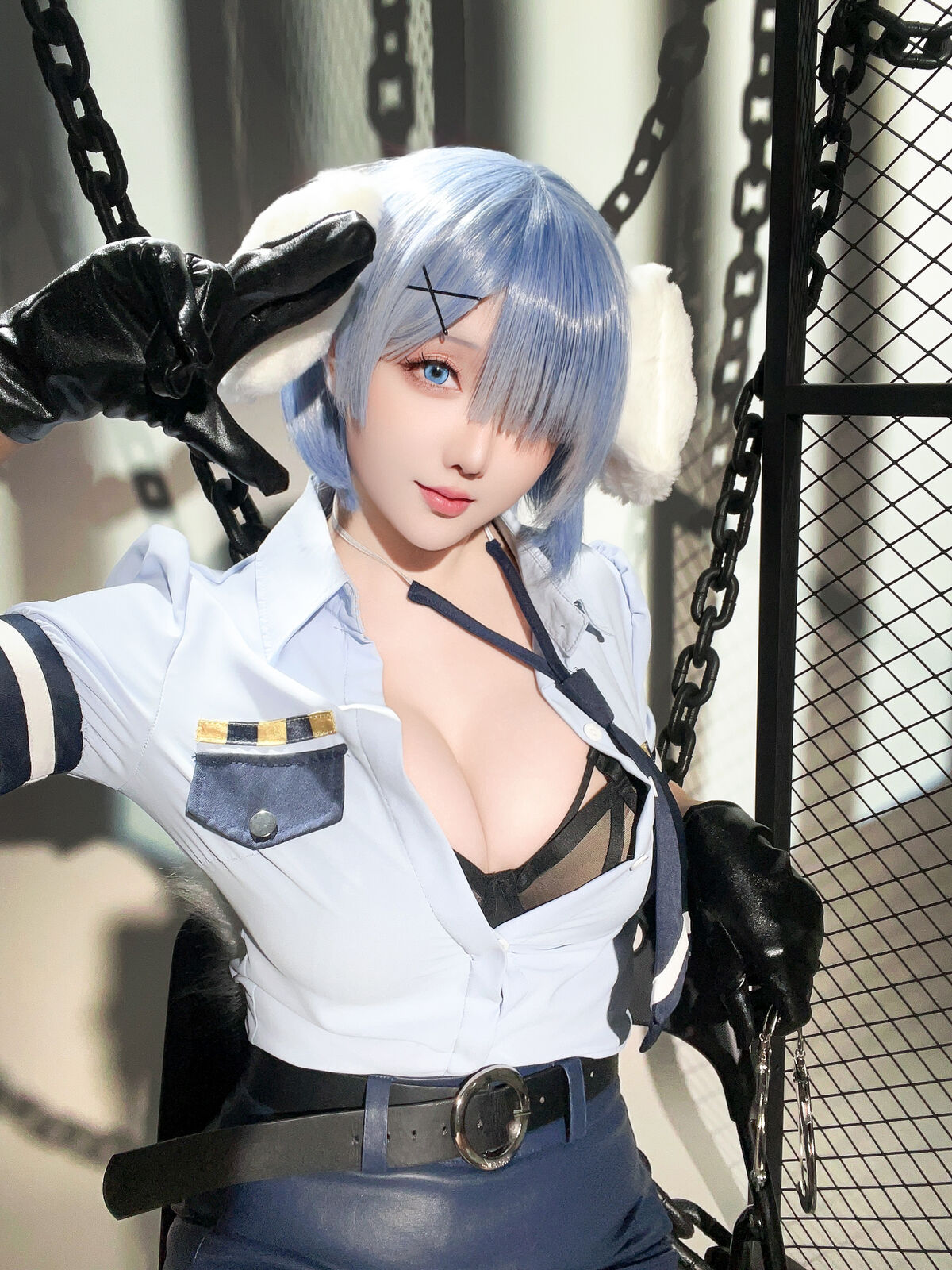 Coser@星之迟迟Hoshilily 2024年02月计划C RE0 蕾姆 狗耳警官 Part1 0004 2593147306.jpg