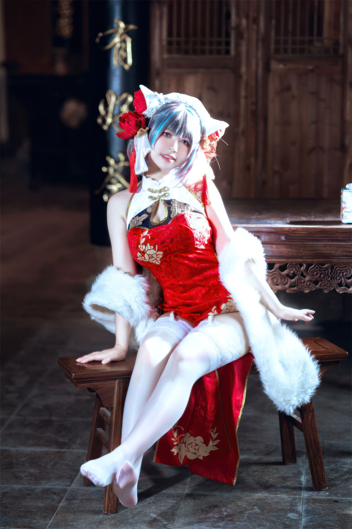 Coser@半半子 柴郡中华娘旗袍 0001 6259575305.jpg