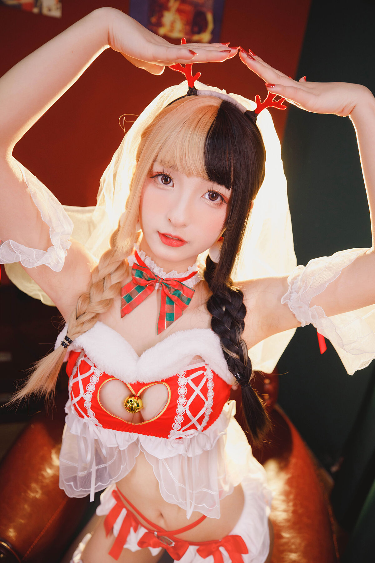 Coser@神楽坂真冬 Vol 074 绝对企画 圣诞小鹿 鹿の恩返し Part3 0007 2649384555.jpg