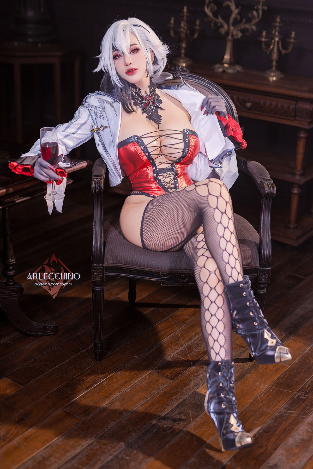 Coser@Byoru – Arlecchino Dress Part1