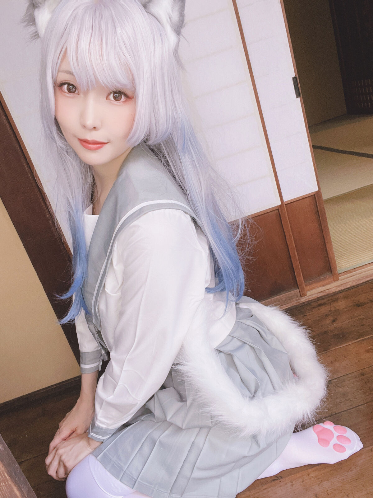 Coser@Elyee 2024年4月 B Veranda White Cat 0001 4313439796.jpg