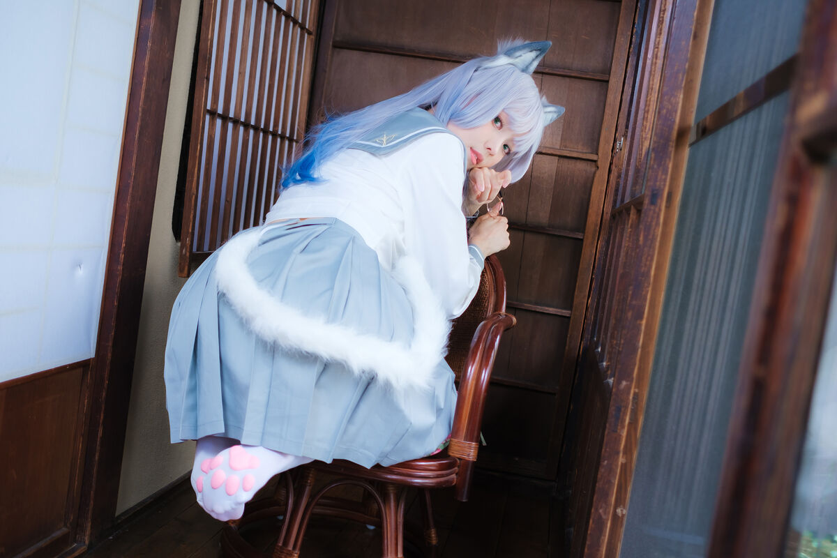 Coser@Elyee 2024年4月 B Veranda White Cat 0013 2841909649.jpg