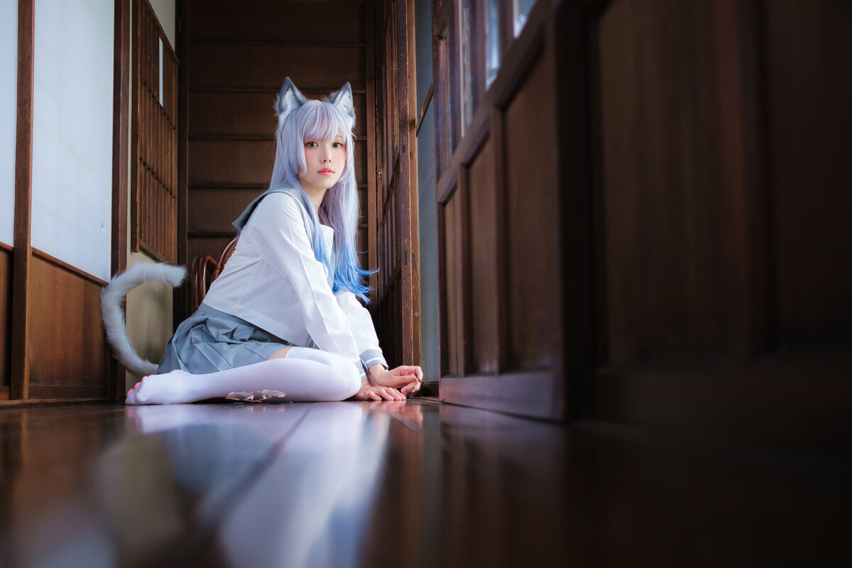 Coser@Elyee 2024年4月 B Veranda White Cat 0016 5342692187.jpg