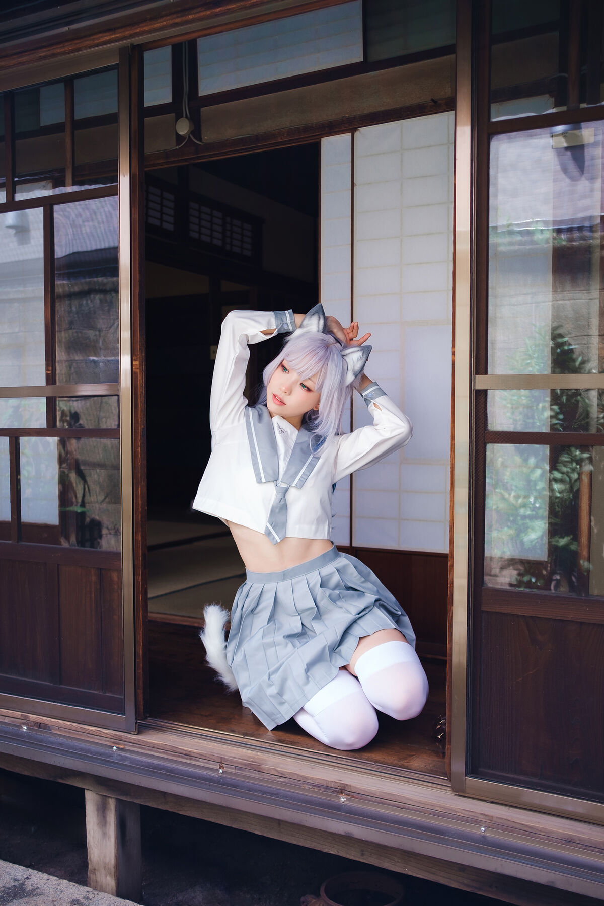 Coser@Elyee 2024年4月 B Veranda White Cat 0018 6254428842.jpg