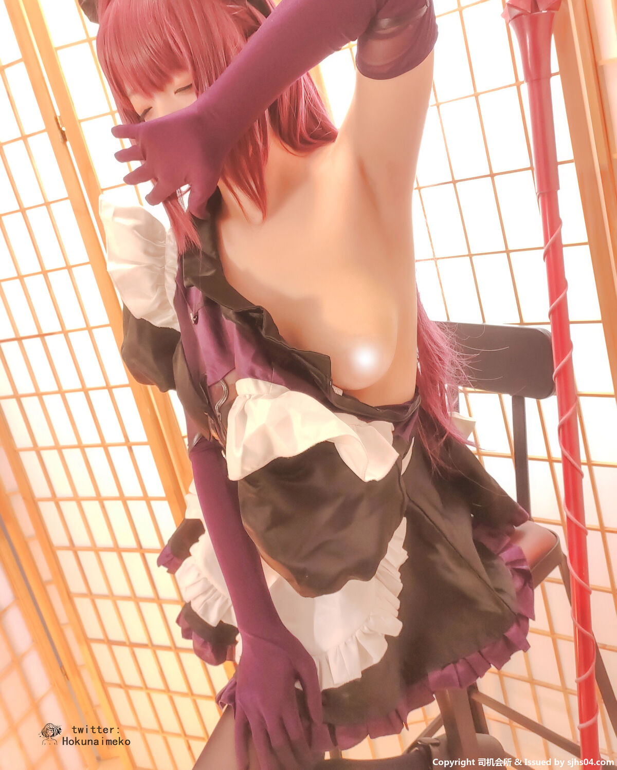 Coser@Hokunaimeko スカアハメイド服 Part2 0058 8264142698.jpg