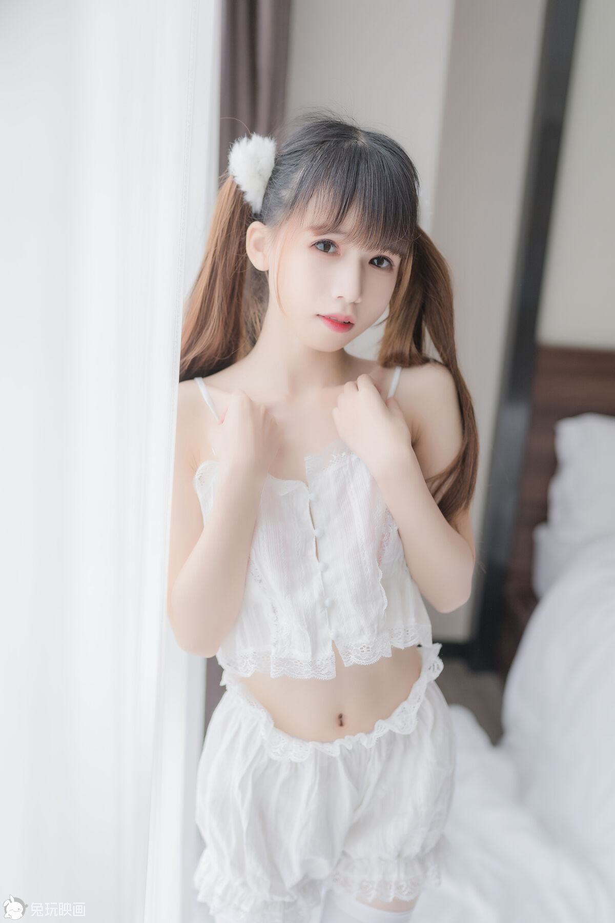 Coser@兔玩映画 Vol.058 白色双马尾 0028 8270555477.jpg