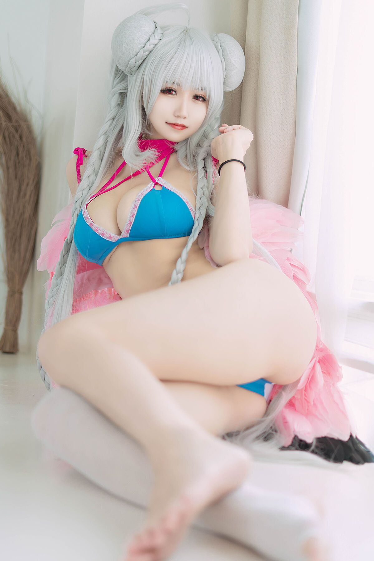 Coser@小仓千代w – 可畏泳装