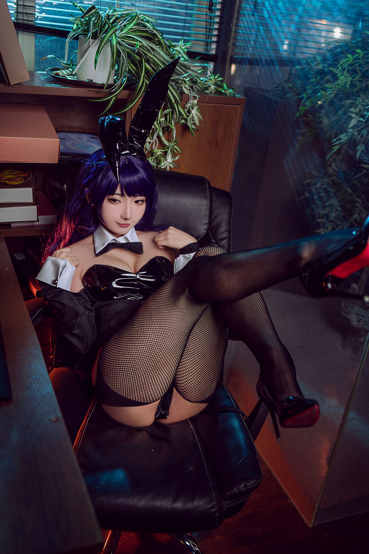 Coser@是三不是世w No.032 喜多川海梦 紫发兔女郎 0011 6978350111.jpg