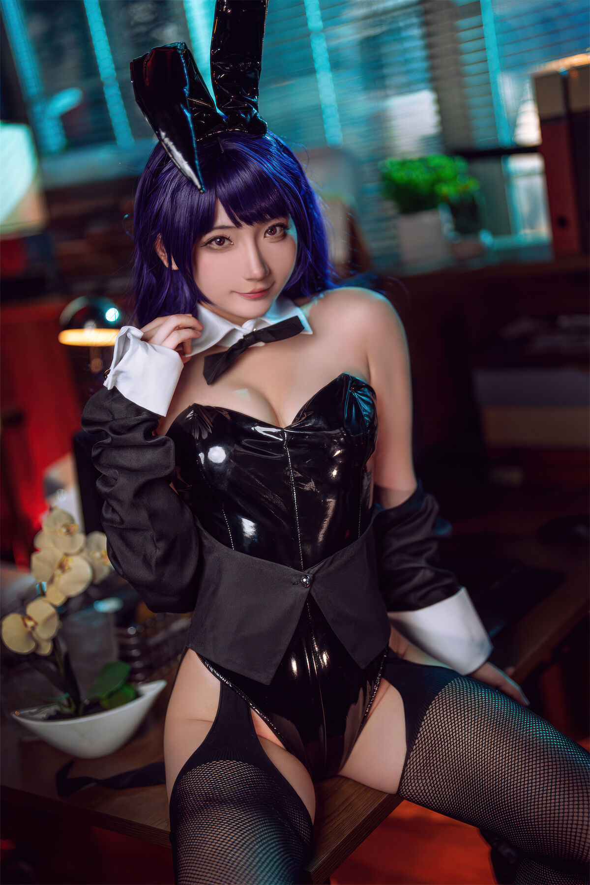 Coser@是三不是世w No.032 喜多川海梦 紫发兔女郎 0027 5107117929.jpg