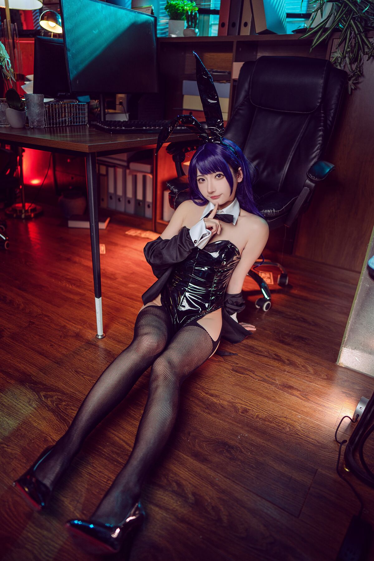 Coser@是三不是世w No.032 喜多川海梦 紫发兔女郎 0056 4889700851.jpg